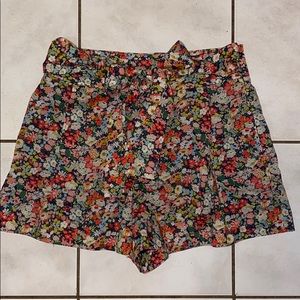 High-rise, JCrew x Liberty Fabric tie shorts